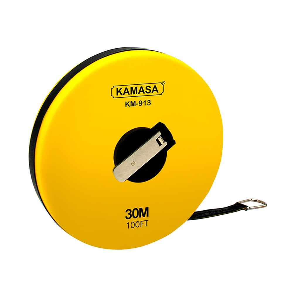CINTA PARA MEDIR EN PLASTICO Y LONA 30 METROS KAMASA