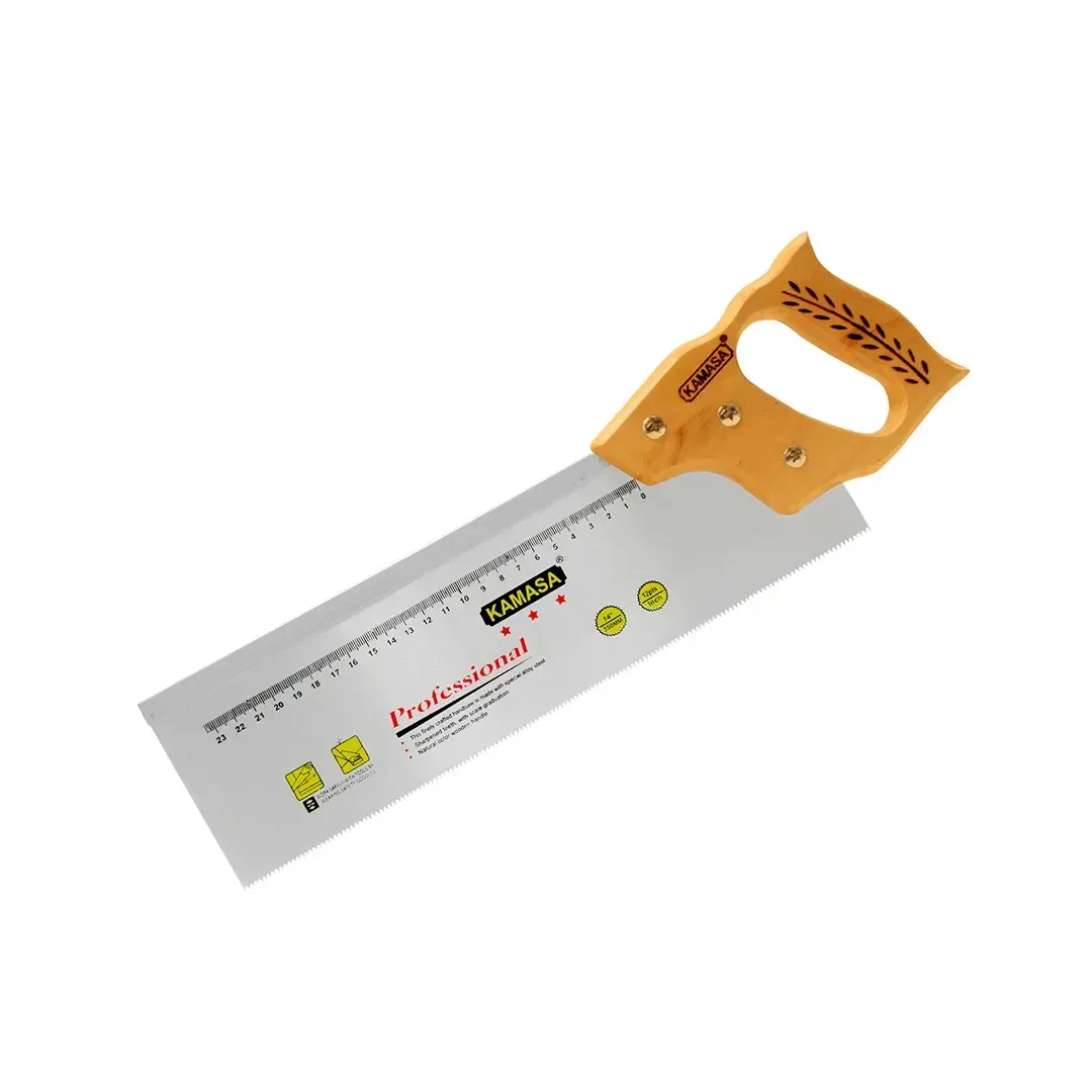 SERRUCHO COSTILLA 14'' DE ACERO/MADERA GRIS KAMASA1