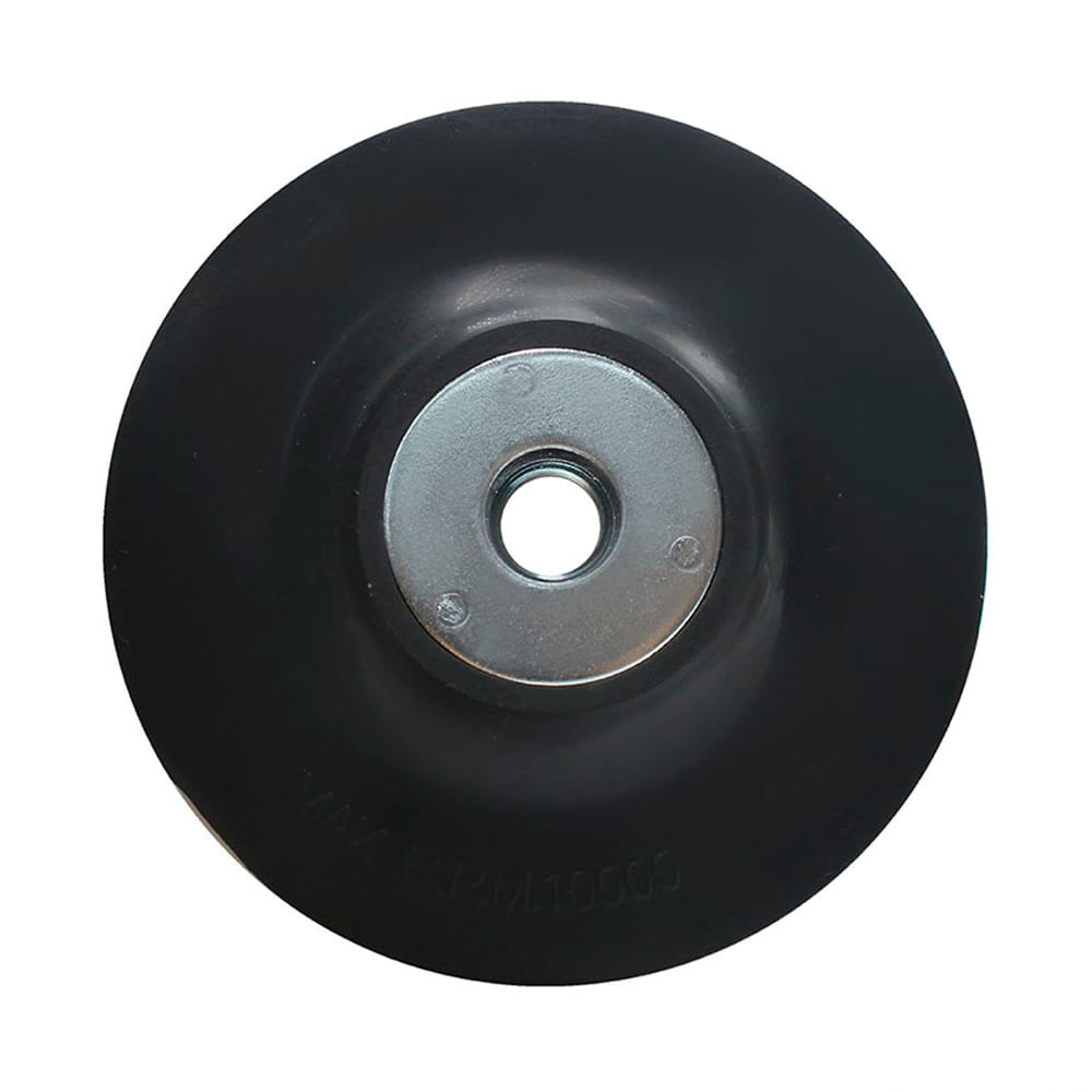 DISCO DE JEBE 4.5'' NEGRO RESISTENTE Y FLEXIBLE KAMASA