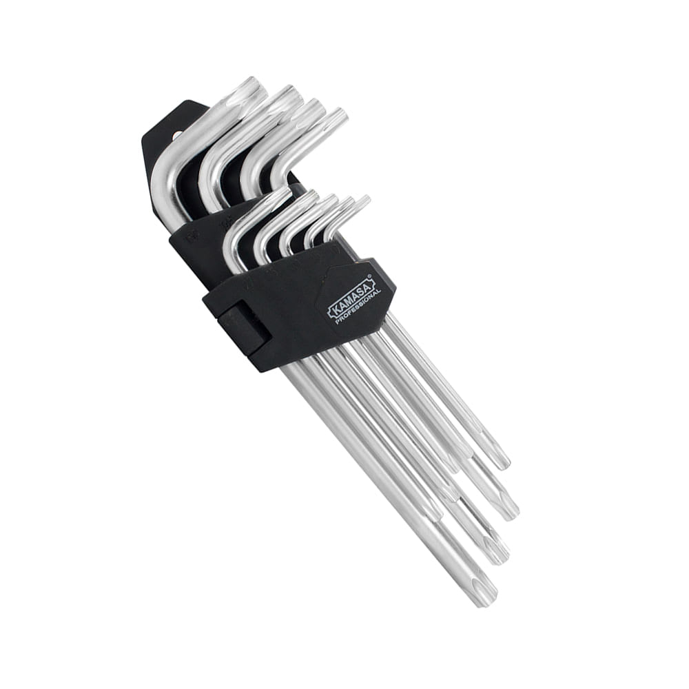 JUEGO DE LLAVE PUNTA ESTRELLA 9 PIEZAS KAMASA1