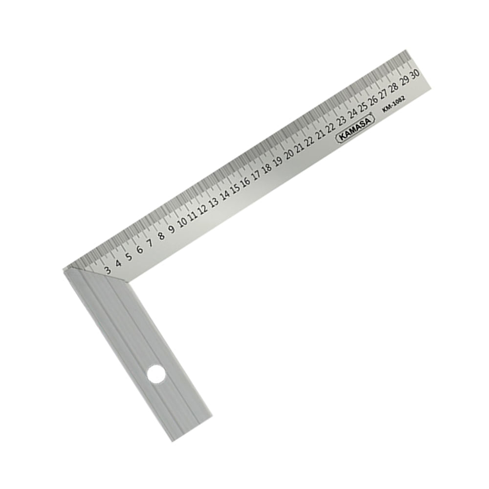 ESCUADRA FABRICADA EN ALUMINIO 12'' KAMASA