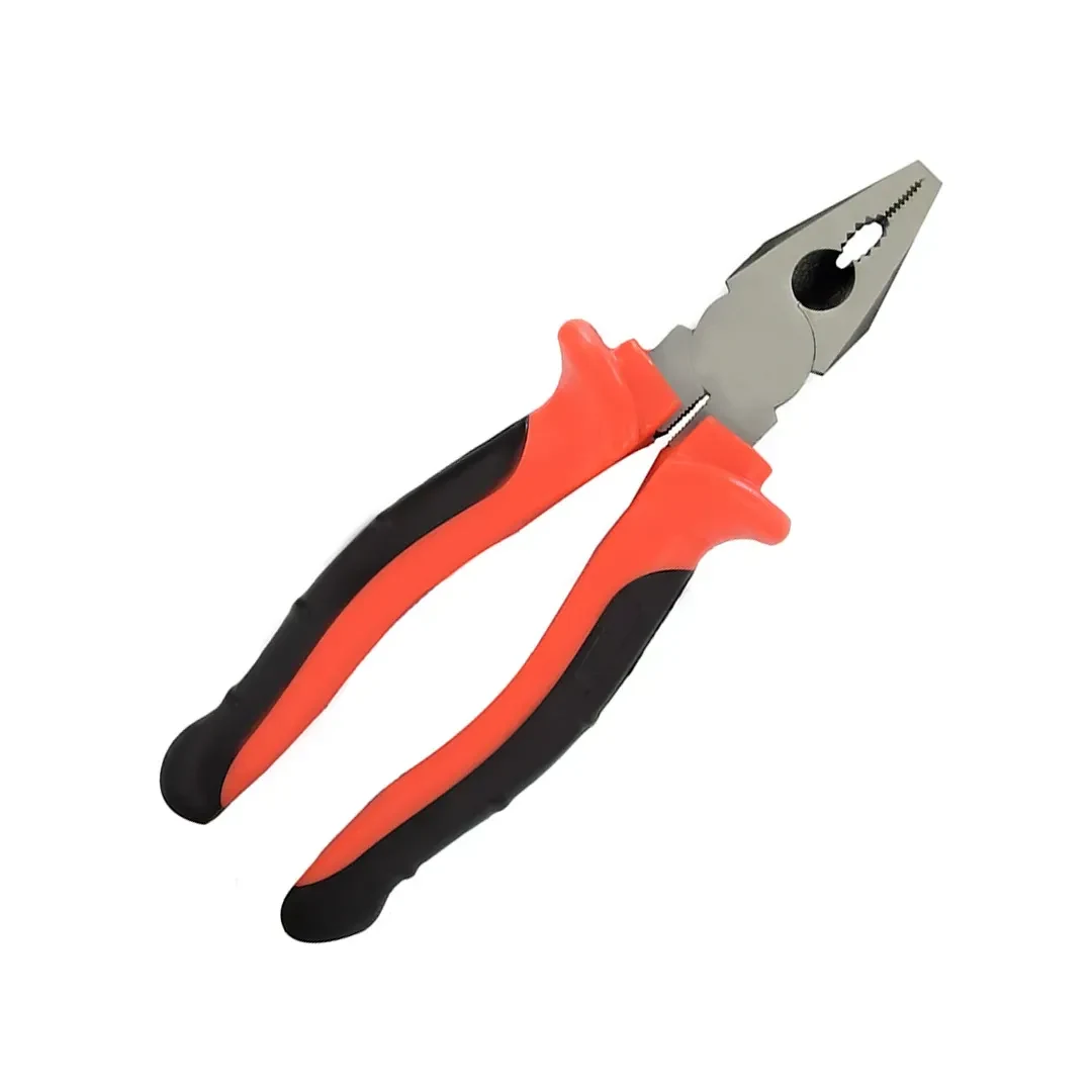 ALICATE UNIVERSAL DE ACERO 8'' CON MANGO BIMATERIAL KAMASA1