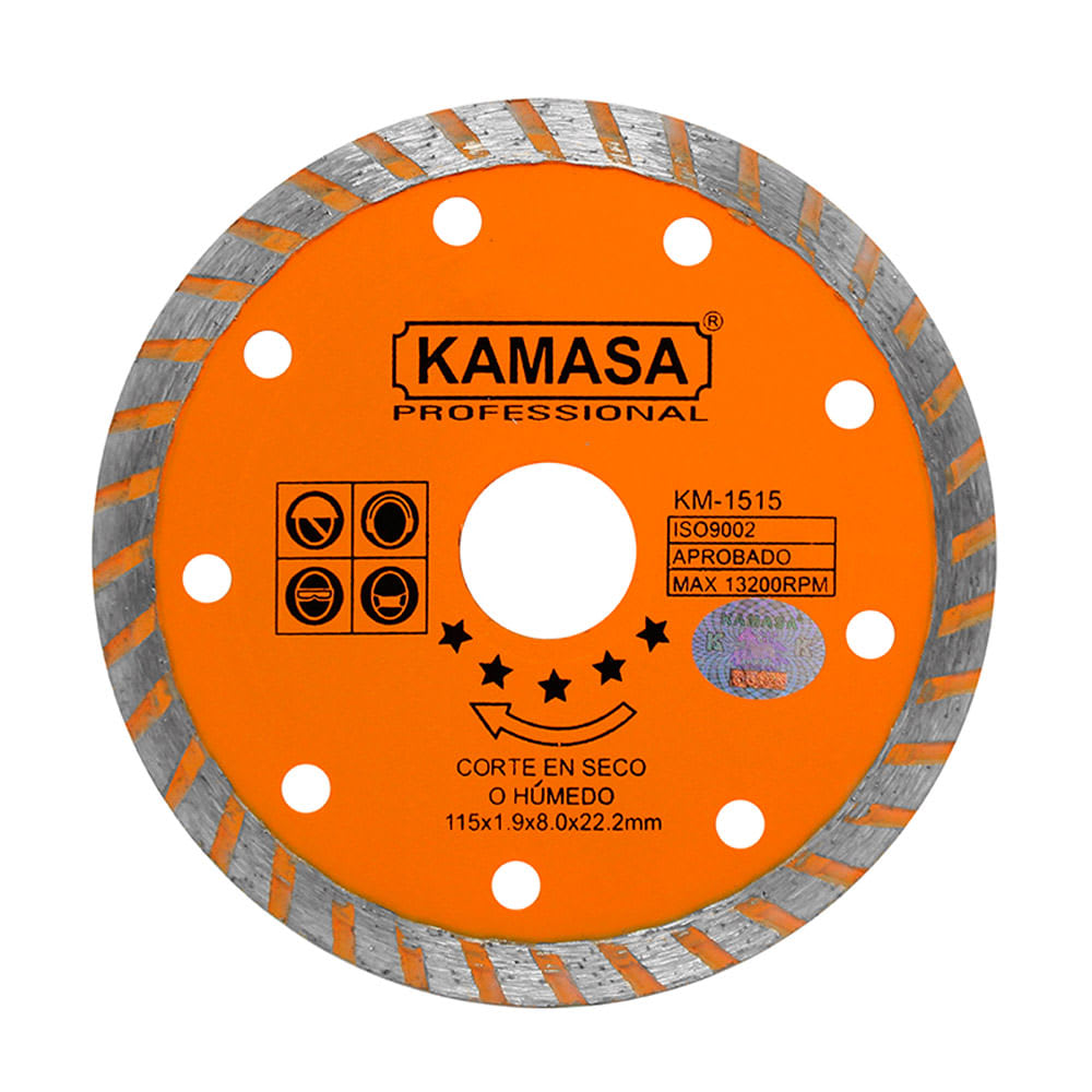 DISCO DIAMANTADO 115X1.9X8.0X22.23MM KAMASA