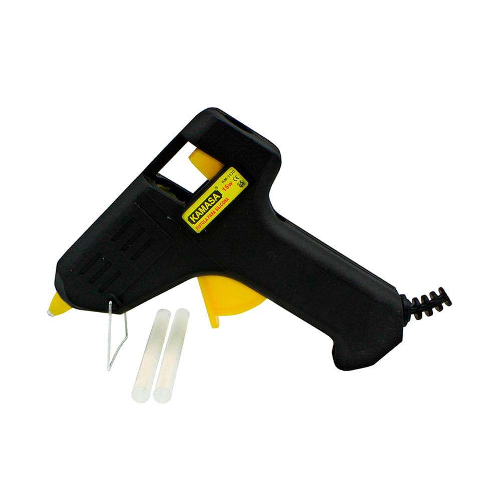 PISTOLA SILICONA 15W KAMASA