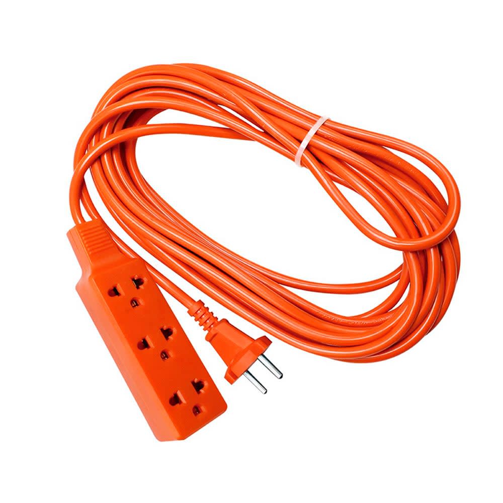 EXTENSION ELECTRICA 3 TOMA CORRIENTE 50FT KAMASA1
