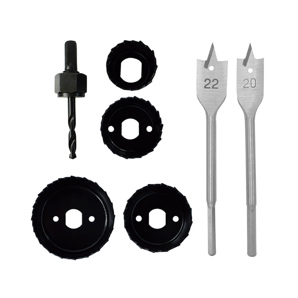 JUEGO DE SIERRA COPA PARA MADERA 7 PIEZAS KAMASA1