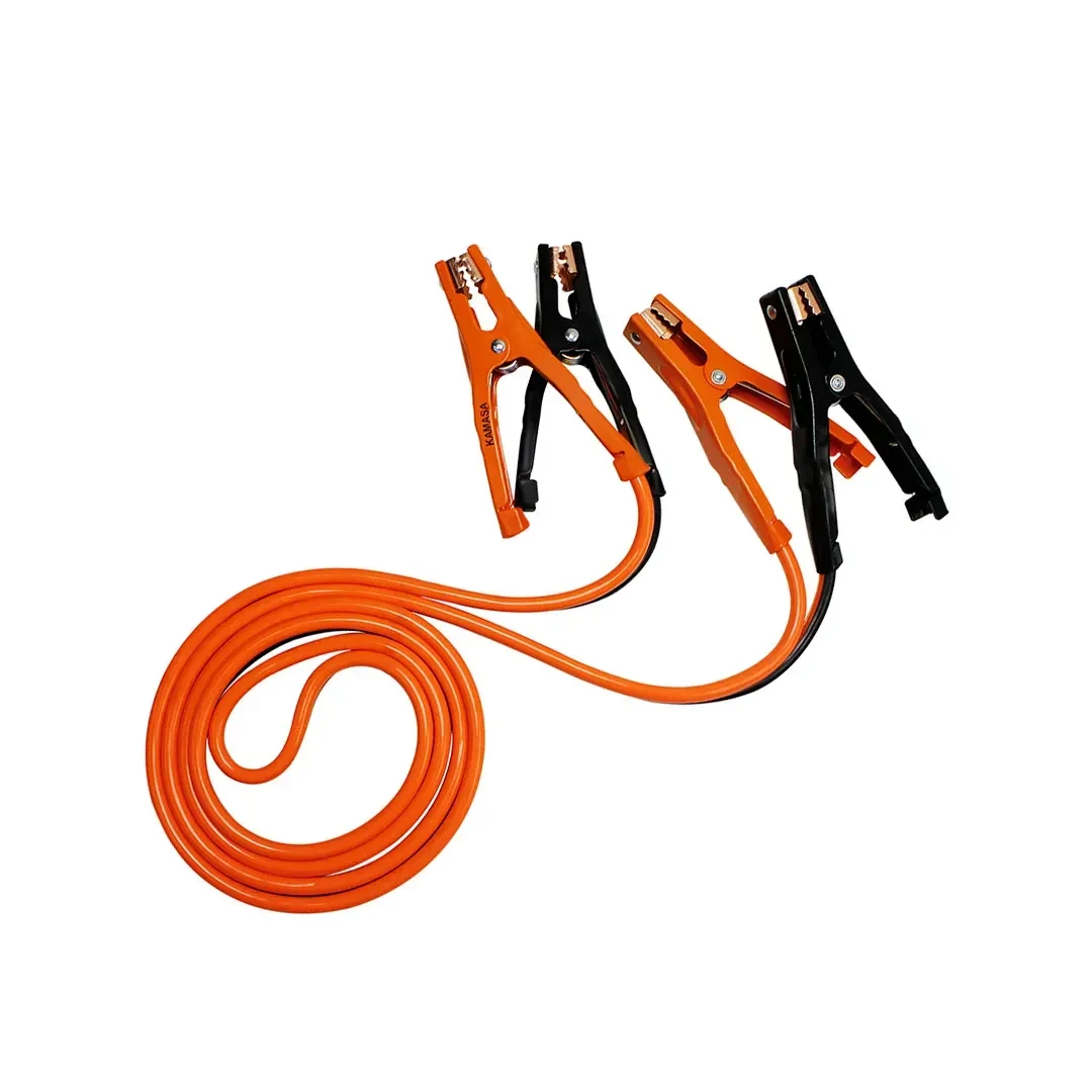 CABLE DE BATERIA DE COBRE 500A DE 3 M CON PINZAS CAIMAN KAMASA