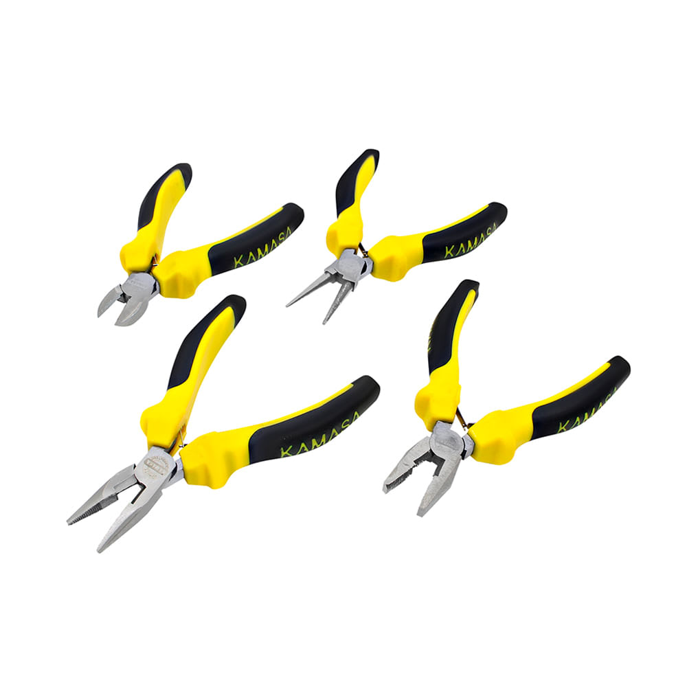 JUEGO MINI ALICATE 4 PIEZAS KAMASA