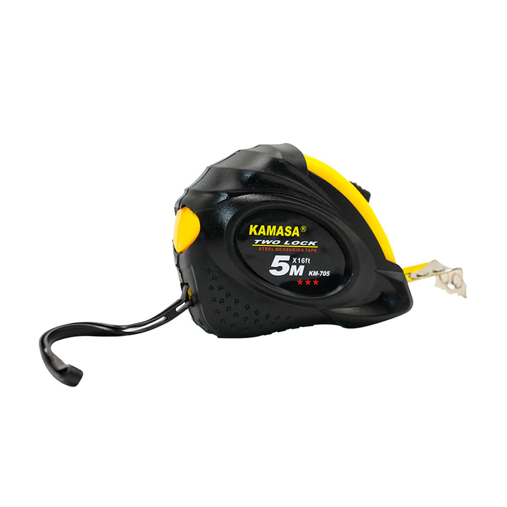 WINCHA PLASTICA DE COLOR 5MTS X 19MM KAMASA1