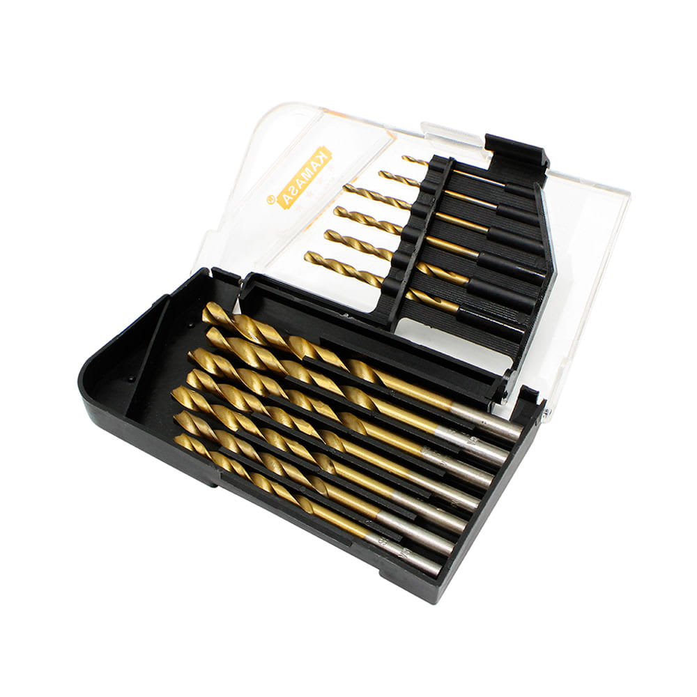 JUEGO BROCA PARA FIERRO 13 PIEZAS KAMASA1