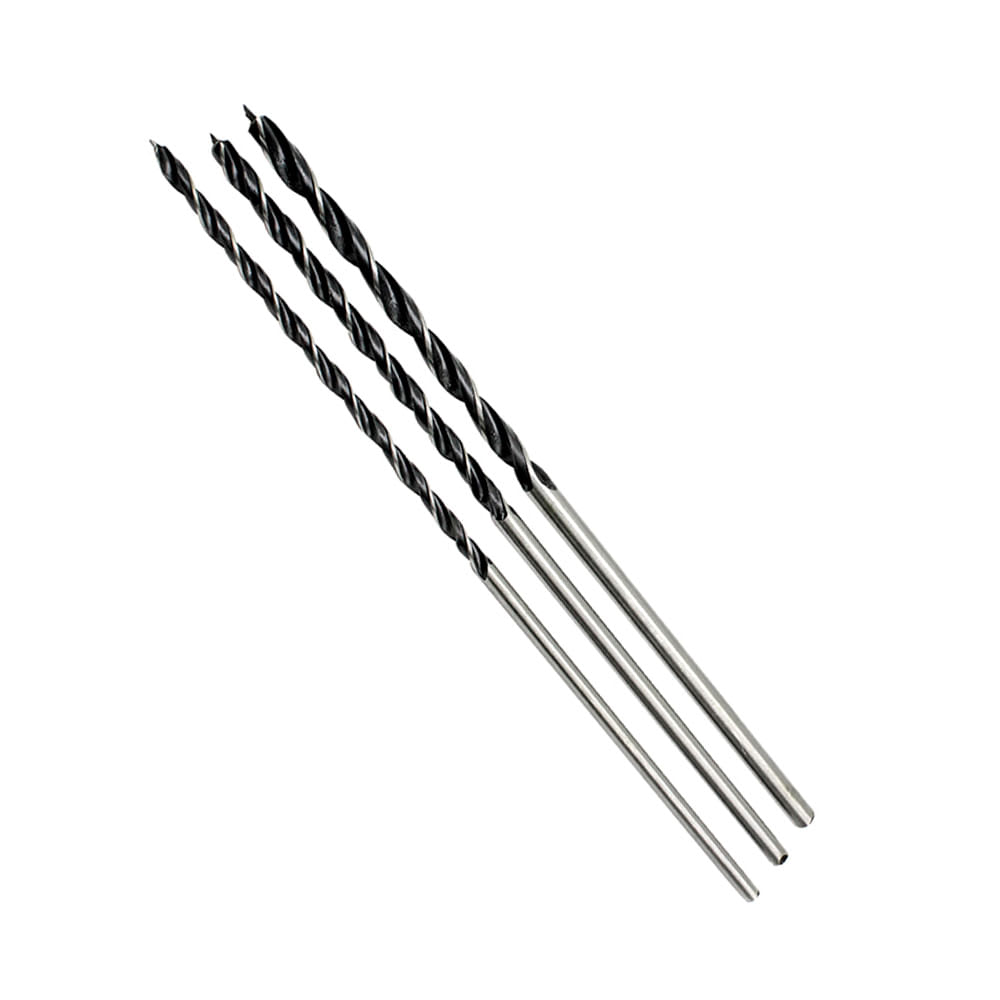 JUEGO DE BROCAS 3 PIEZAS 8X300 10X300 12X300 ACERO RESISTENTE AL DESGASTE KAMASA
