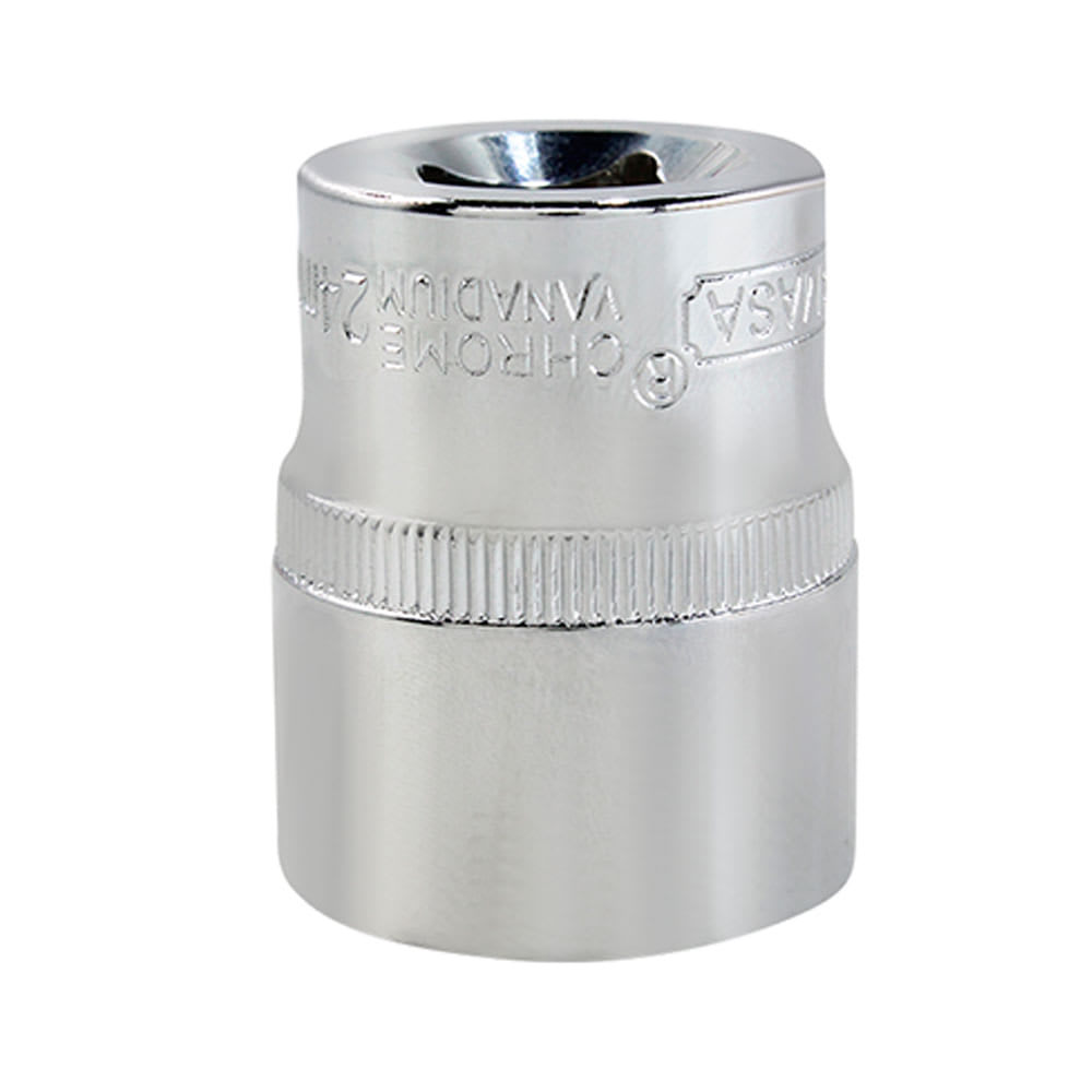 DADO CROMADO 1/2'' 24MM CRV KAMASA