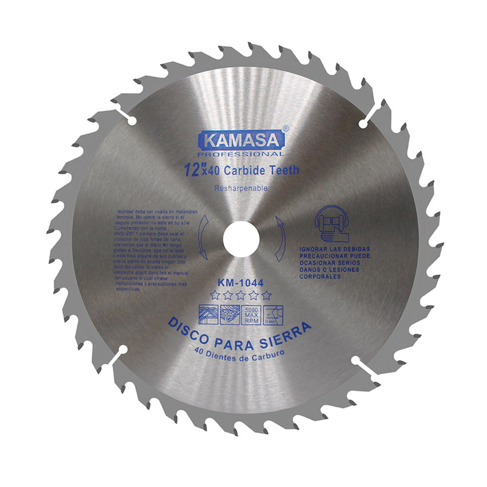 DISCO PARA SIERRA 12''X40TX1'' KAMASA