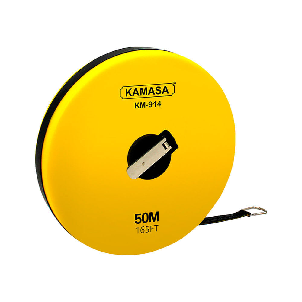 CINTA PARA MEDIR PLASTICO LONA 50MT KAMASA1