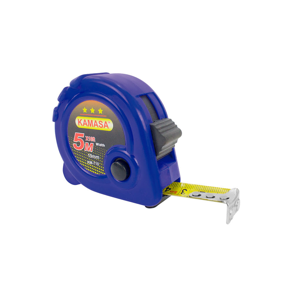 WINCHA PLASTICA 5MX19MM KAMASA