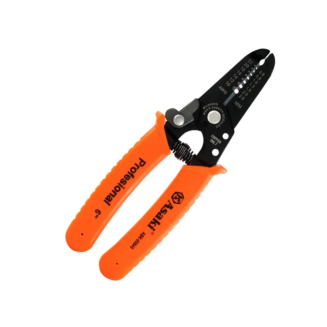 ALICATE PELACABLE EN ACERO NEGRO KAMASA