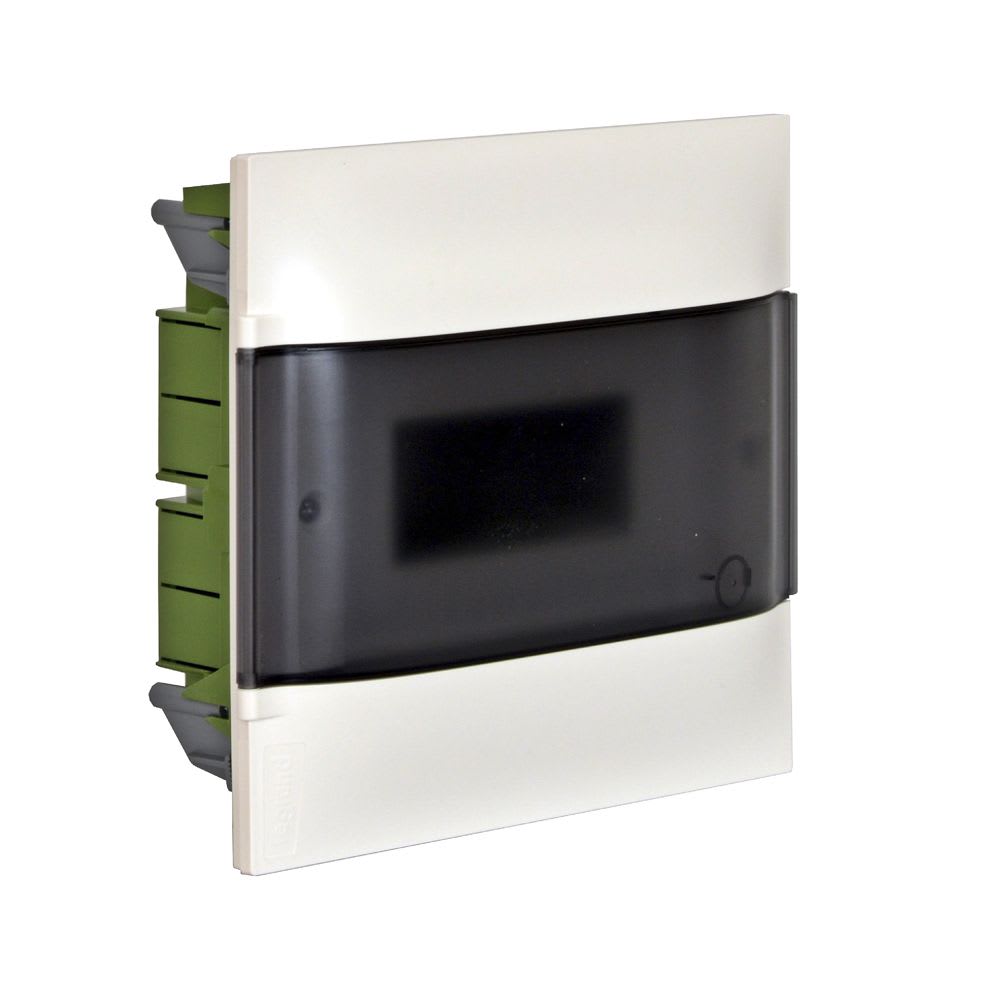 TABLERO P/EMPOTRAR DE RESINA 8 DIN 225X256X98MM CON PUERTA 134018 LEGRAND