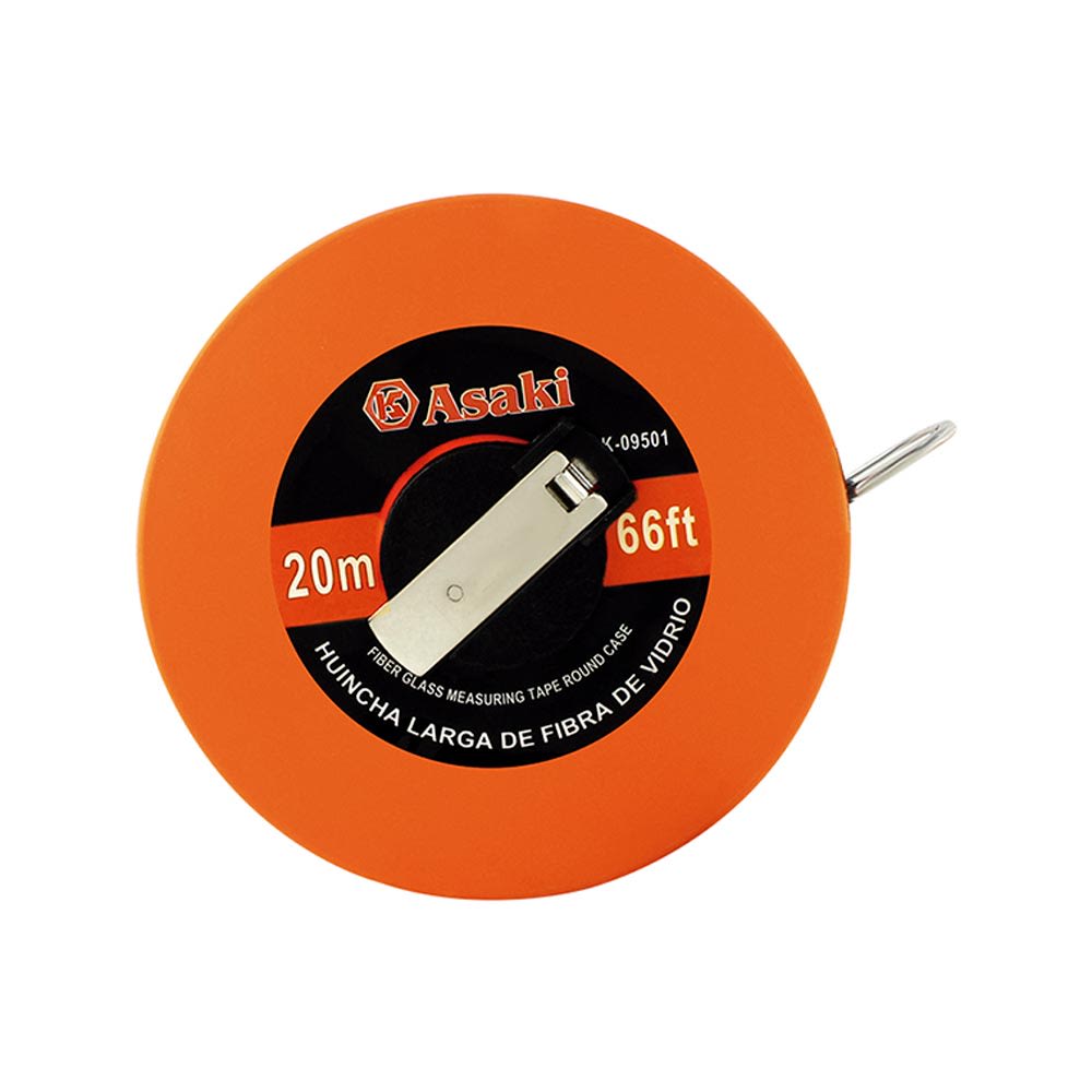 CINTA PLASTICA PARA MEDIR 20 METROS 66FT KAMASA1