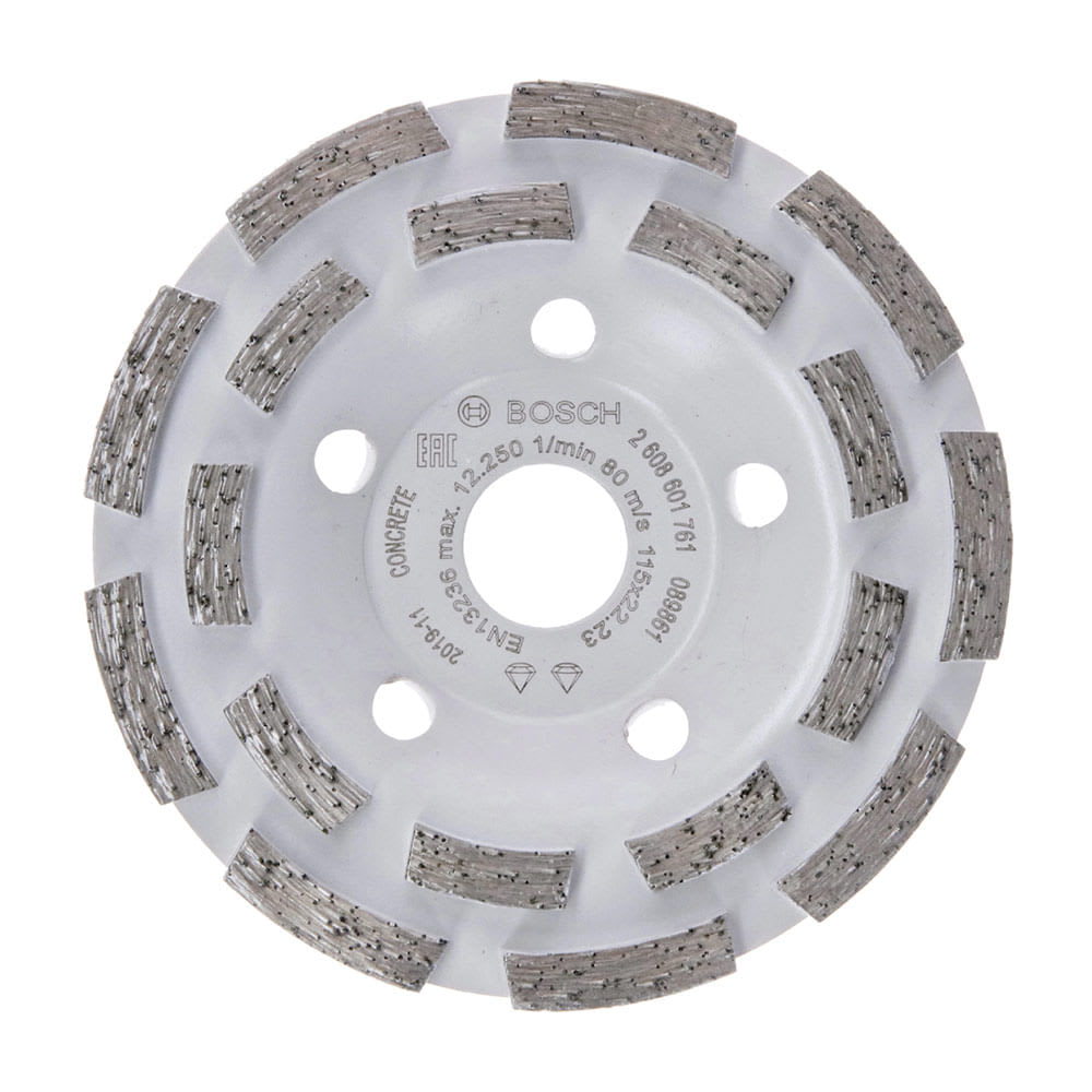 COPA DIAMANTADA SEGMENTADA EXPERT PARA CONCRETO 115X22.23X5MM BOSCH