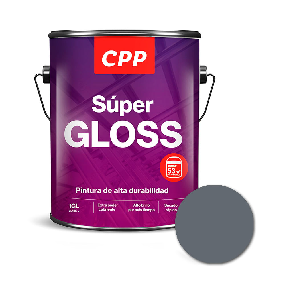 SUPER GLOSS ALUMINIO FINO 1GL CPP