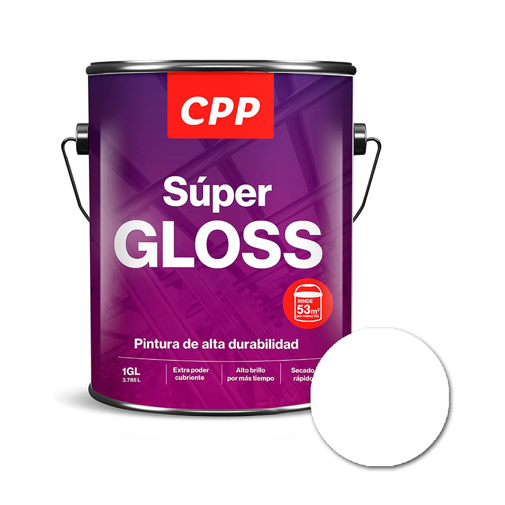 ESMALTE SUPER GLOSS BRILLANTE 1 GALON CPP
