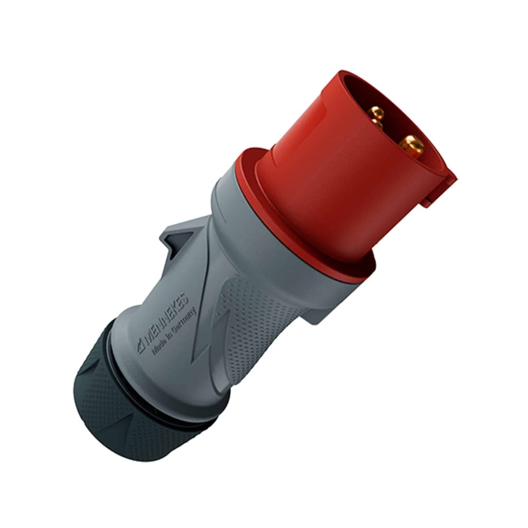 ENCHUFE 32AMP 2P+T 415V ROJO 9H IP54 POWERTOP XTRA -REEMPLAZO 261 MENNEKES1