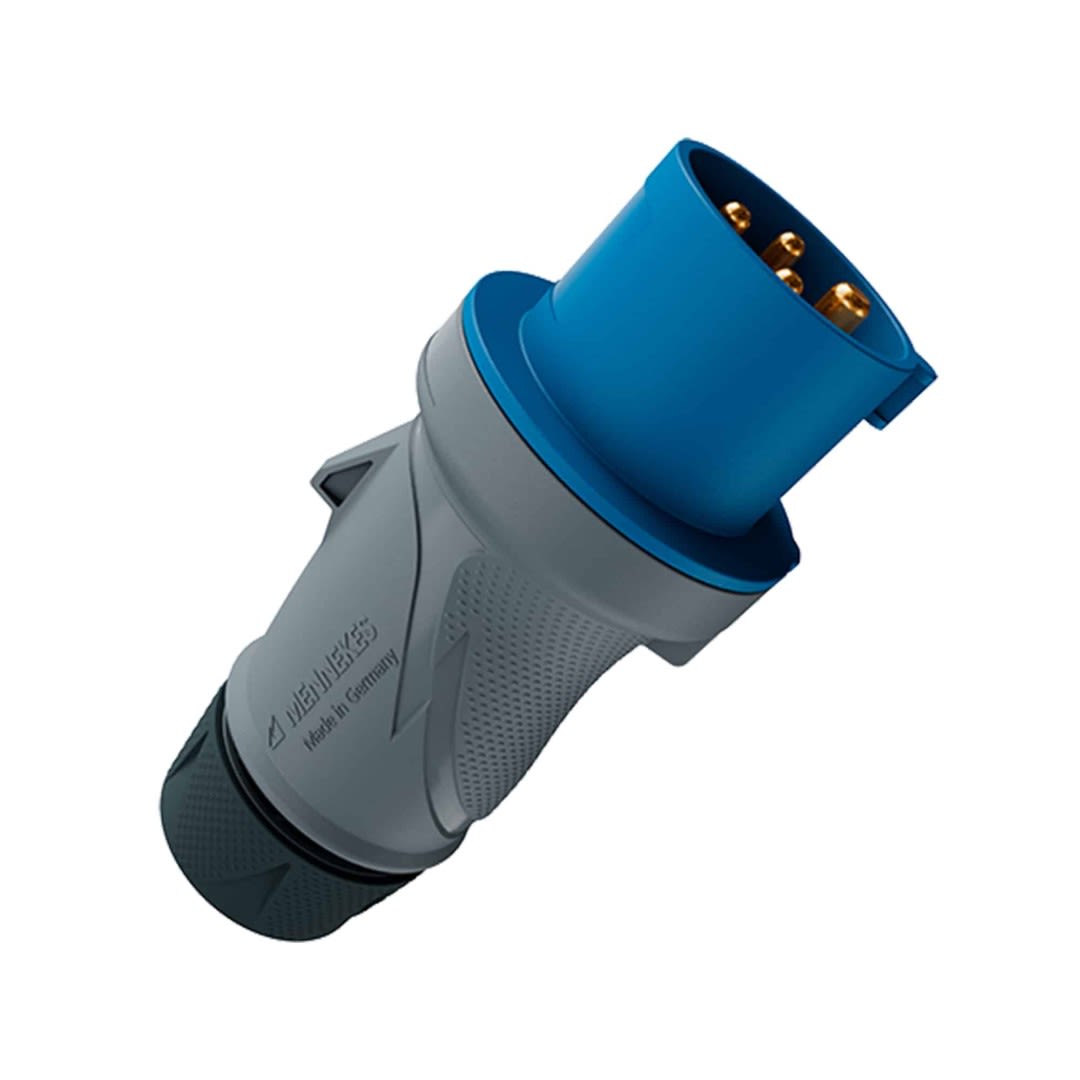 ENCHUFE 32AMP 3P+T 250V AZUL 9H IP54 POWERTOP XTRA -REEMPLAZO 263 MENNEKES