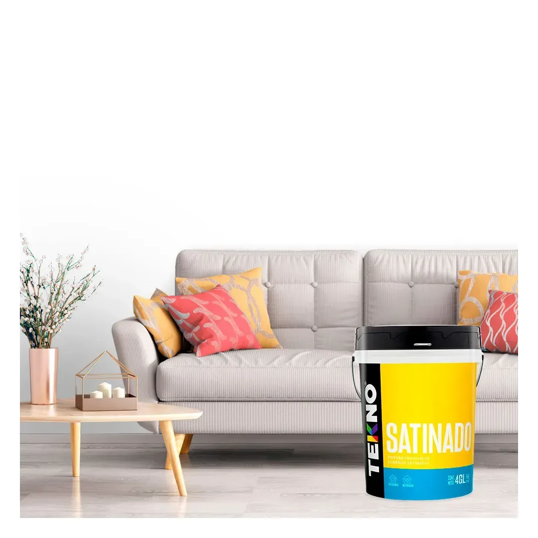 PINTURA SATINADA BLANCO 4 GALONES TEKNO5