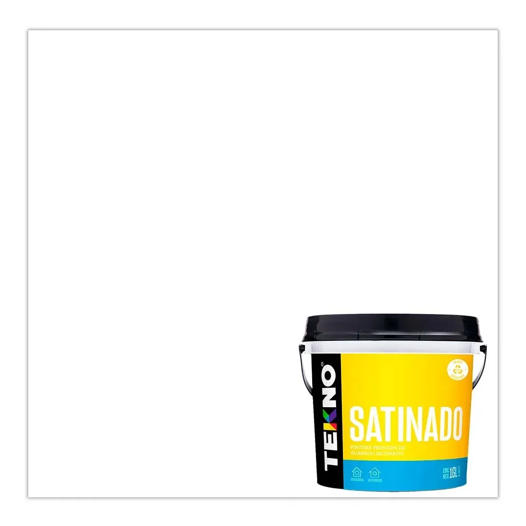 PINTURA SATINADA BLANCO 1 GALON TEKNO4