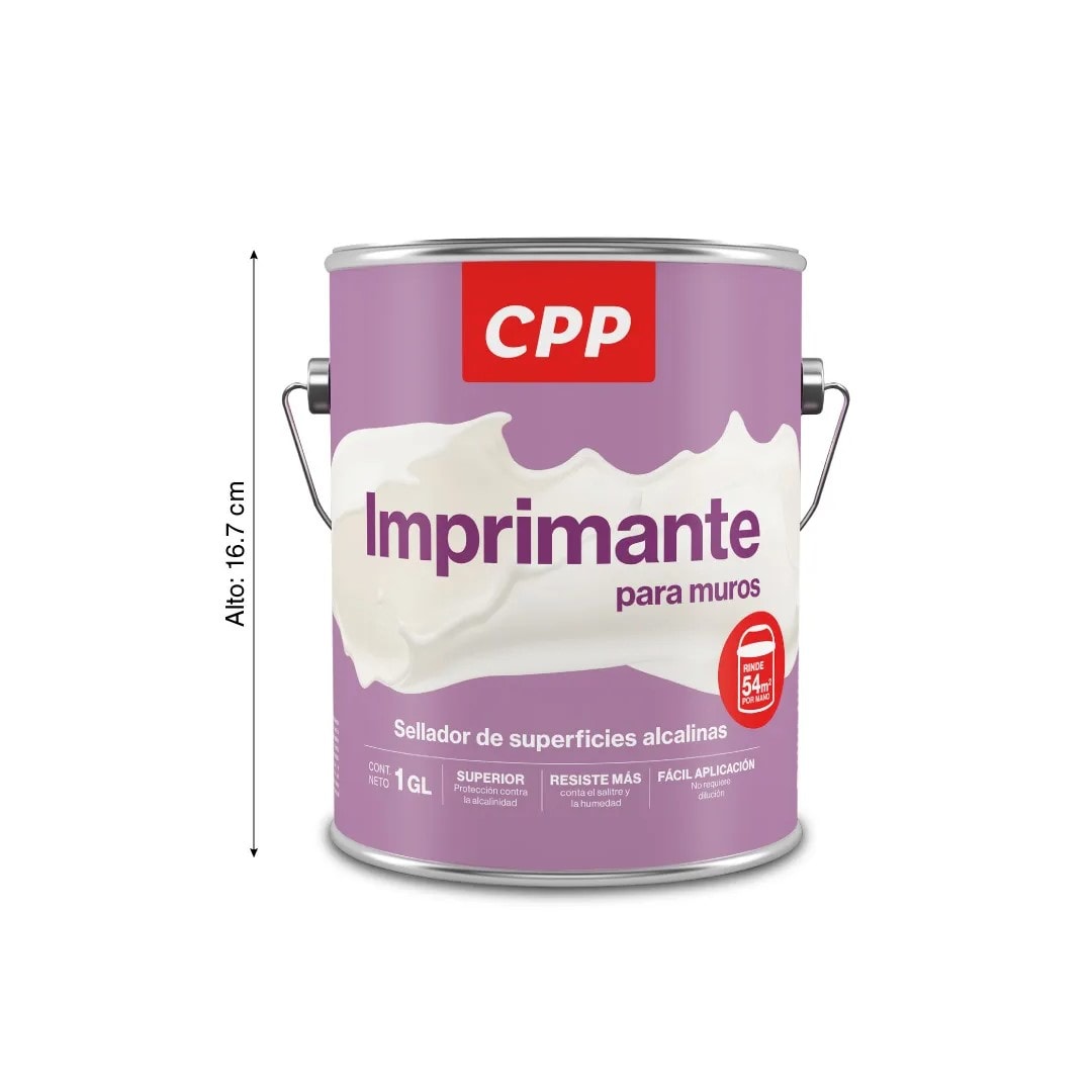 IMPRIMANTE PARA MUROS BLANCO 1 GALON CPP1