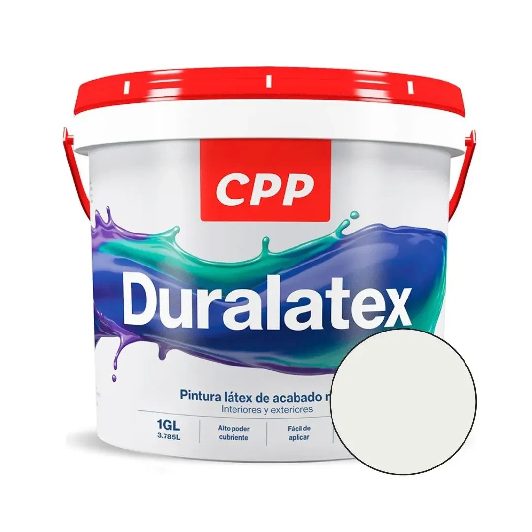 PINTURA LATEX DURALATEX BLANCO HUMO 1 GALON CPP1