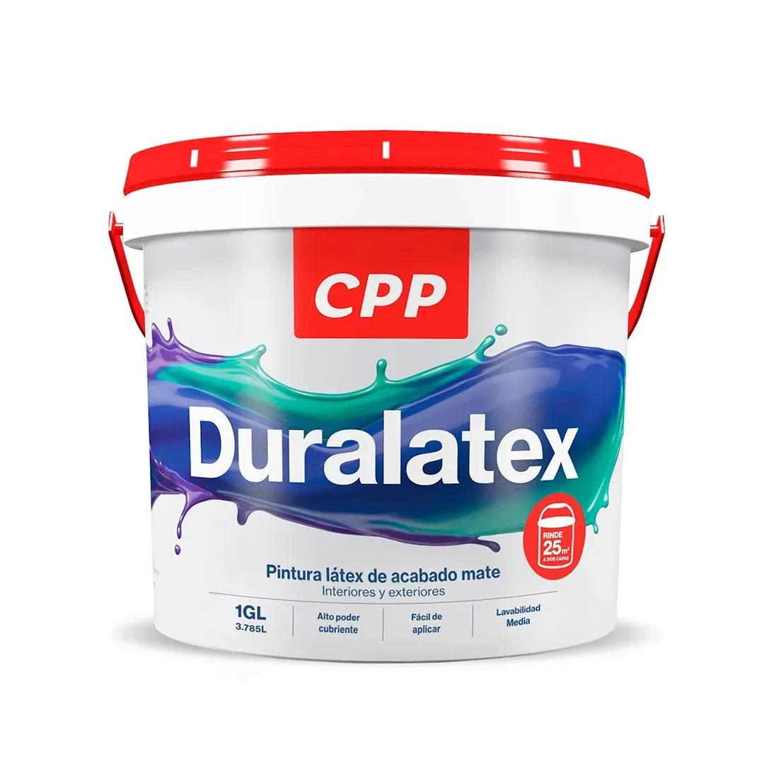 PINTURA LATEX DURALATEX BLANCO HUMO 1 GALON CPP3