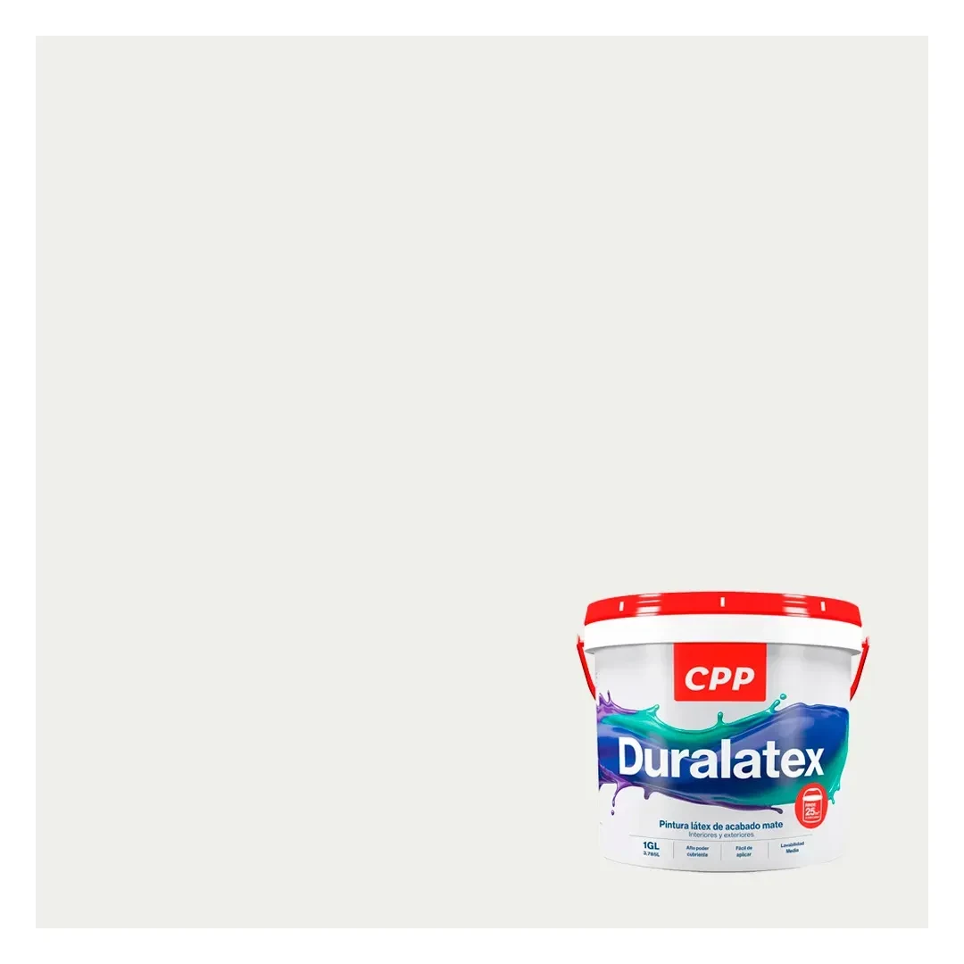 PINTURA LATEX DURALATEX BLANCO HUMO 1 GALON CPP4