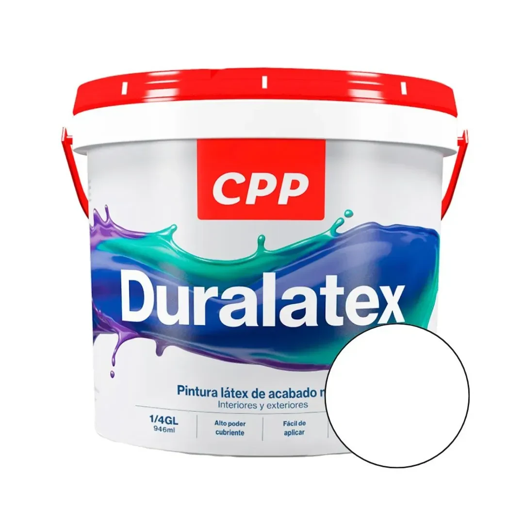 PINTURA LATEX DURALATEX BLANCO 1/4 GALON CPP