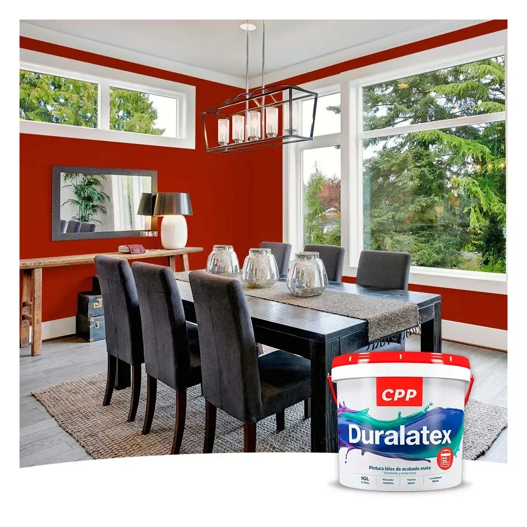 PINTURA LATEX DURALATEX ROJO TEJA 1 GALON CPP5