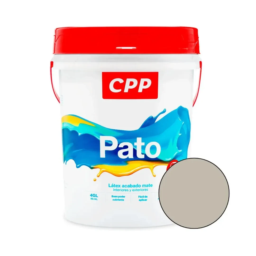 PINTURA LATEX PATO BLANCO HUMO 4 GALON CPP1