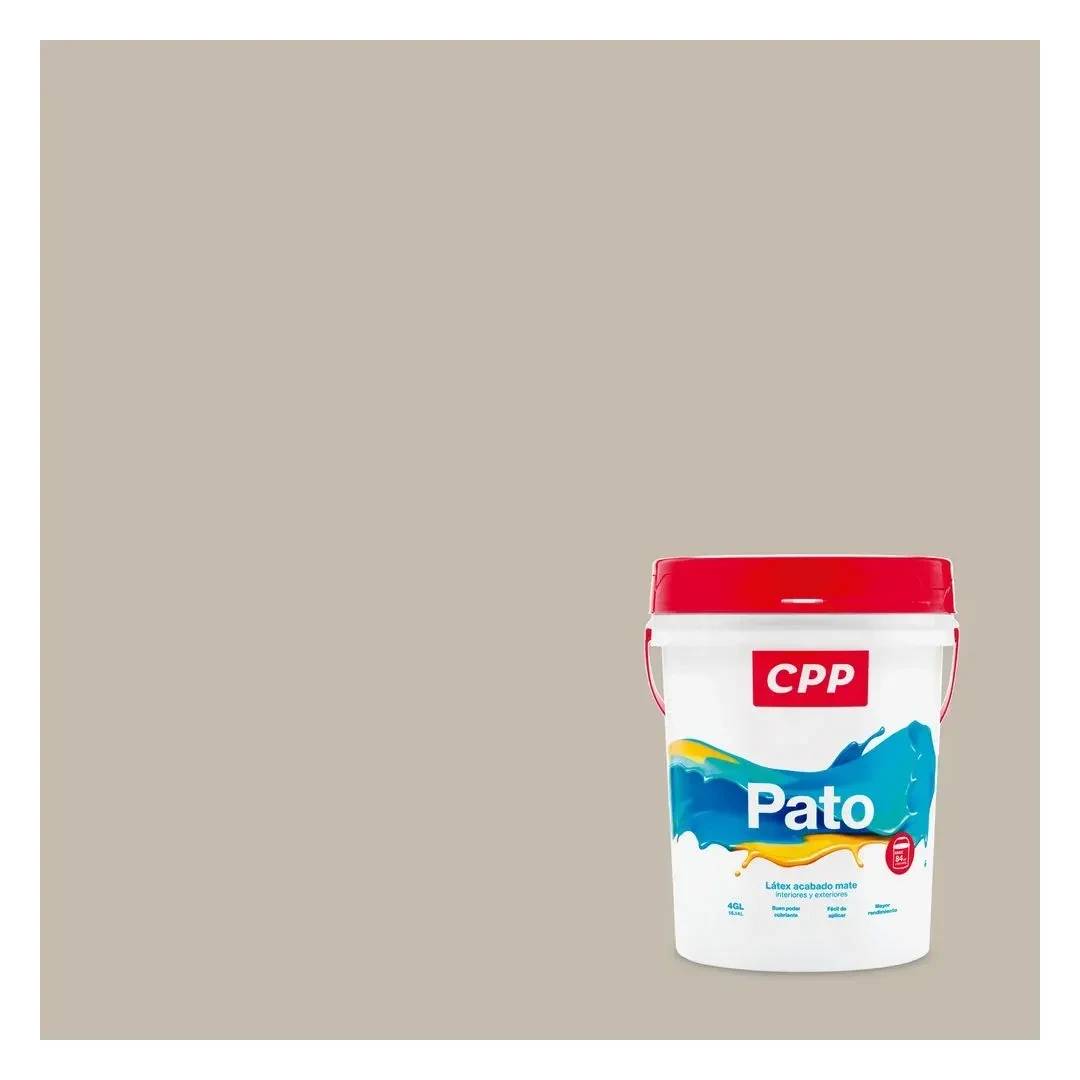 PINTURA LATEX PATO BLANCO HUMO 4 GALON CPP4