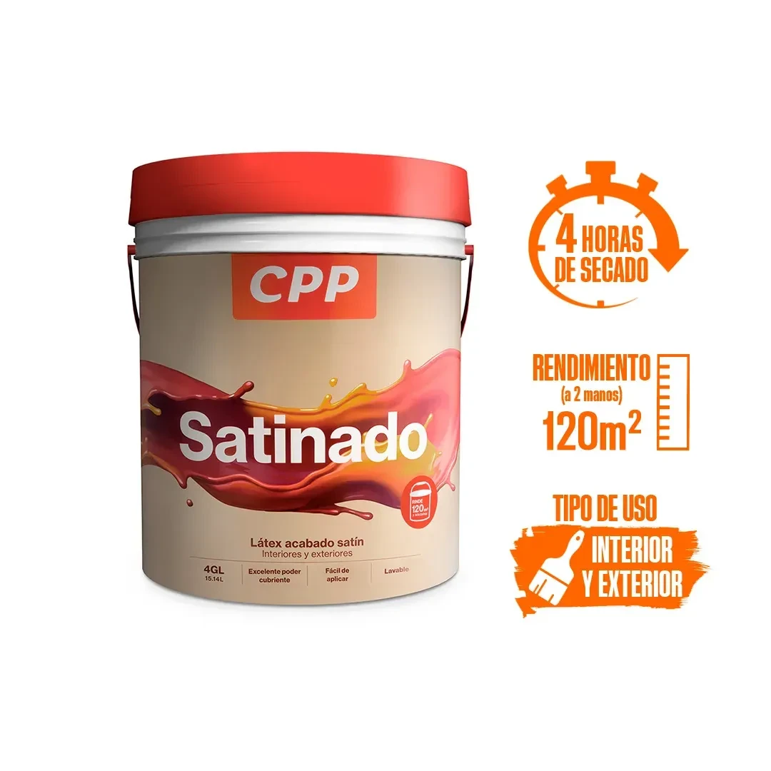 PINTURA LATEX SATINADO BLANCO 4 GALONES CPP2