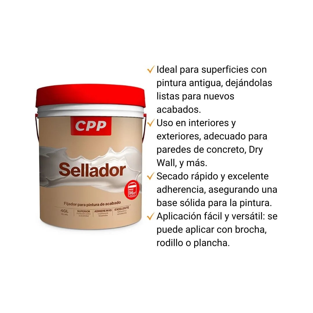 SELLADOR DE RESINA LATEX 150 TRANSPARENTE 15.14 L CPP2