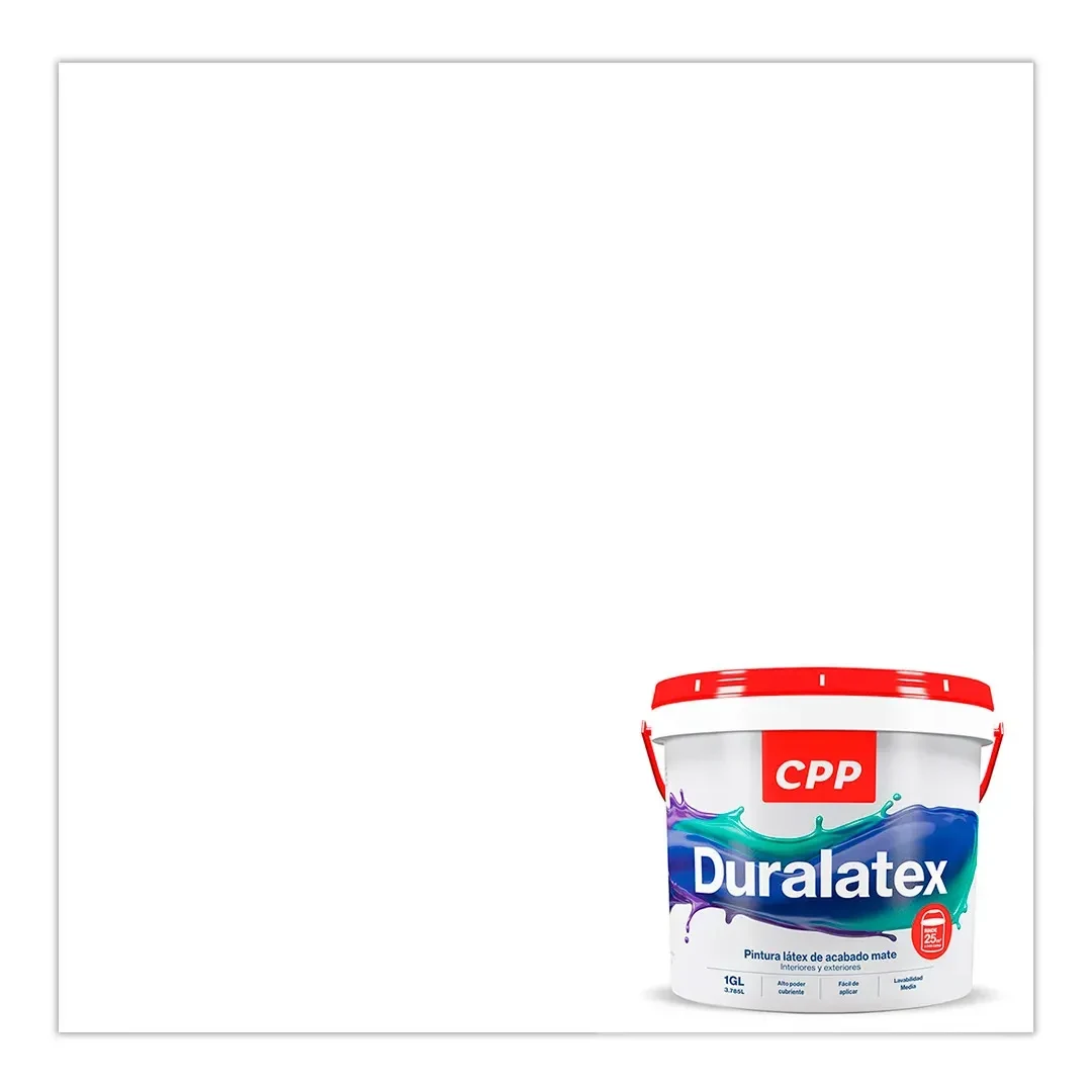 PINTURA LATEX DURALATEX BLANCO 1 GALON CPP3