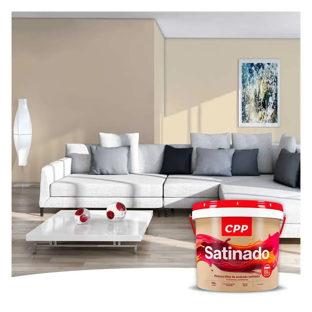 PINTURA LATEX SATINADO BLANCO HUMO 1 GALON CPP4