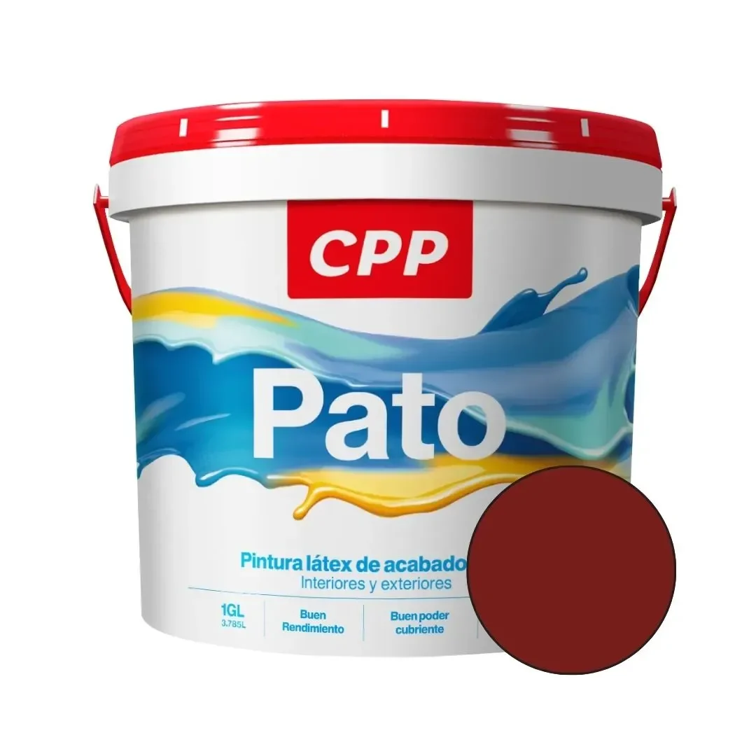 PINTURA LATEX PATO ROJO TEJA 1 GALON CPP