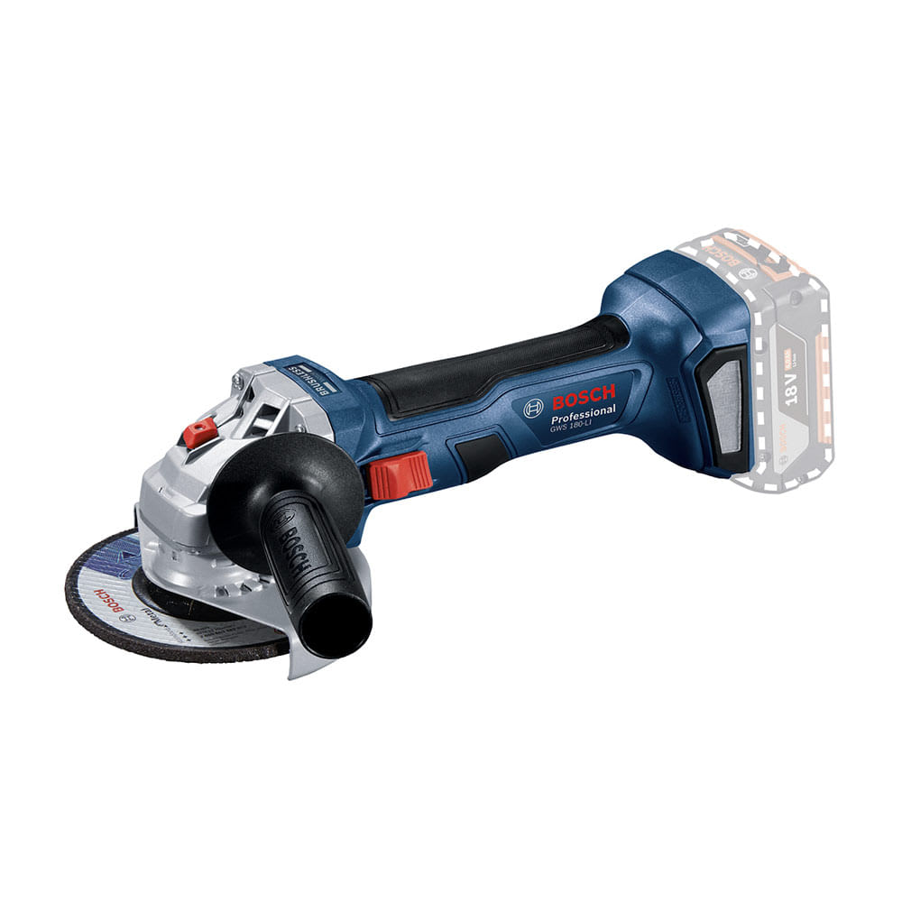 AMOLADORA 18V BL GWS 180-LI SIN BATERIA BOSCH
