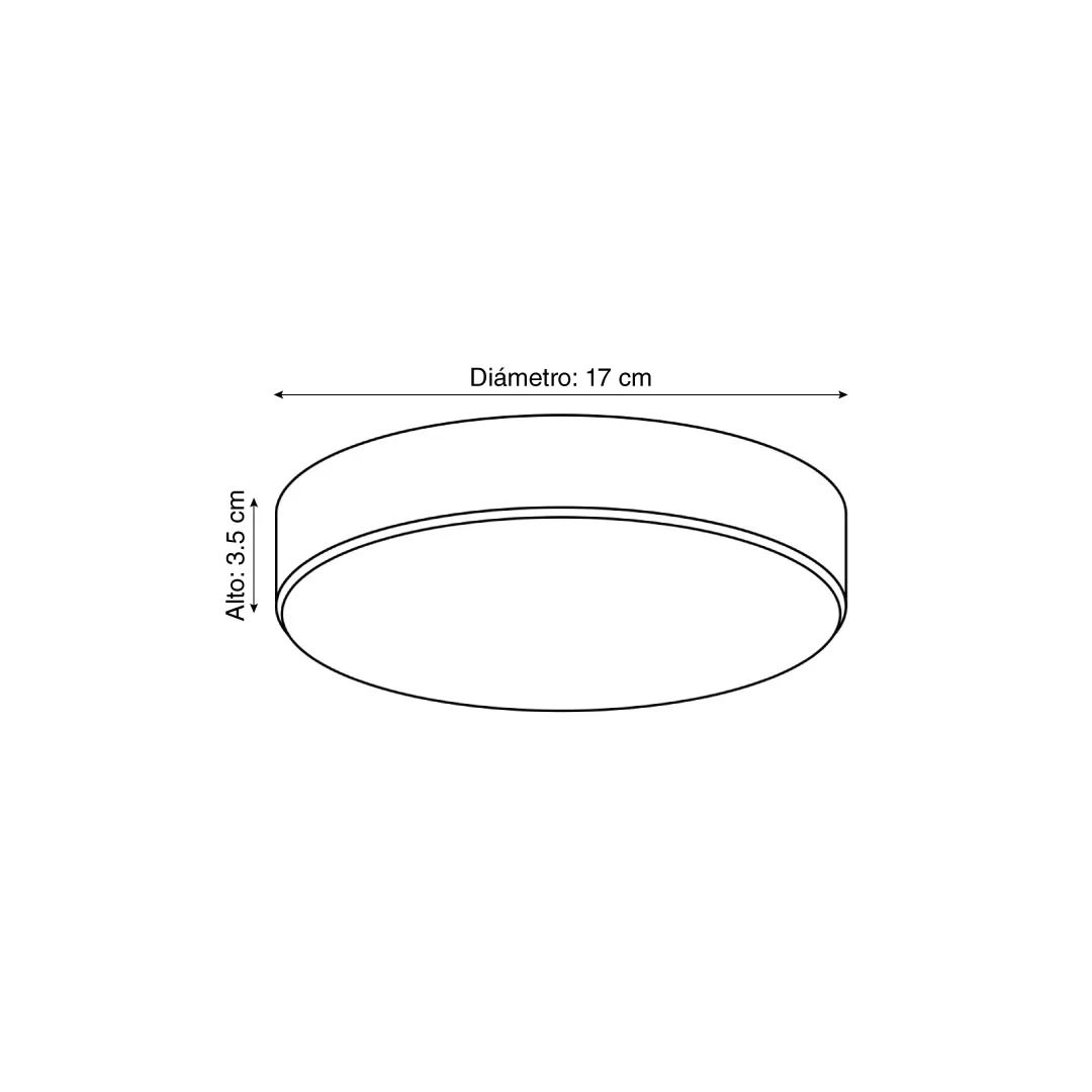 PLAFON LED CIRCULAR FRAMELESS 24W LUZ BLANCA LIGHTECH3