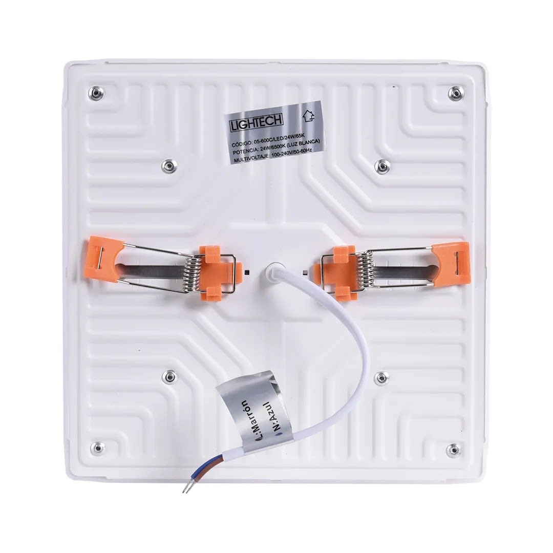 PLAFON LED CUADRADO FRAMELESS 24W LUZ BLANCA LIGHTECH1