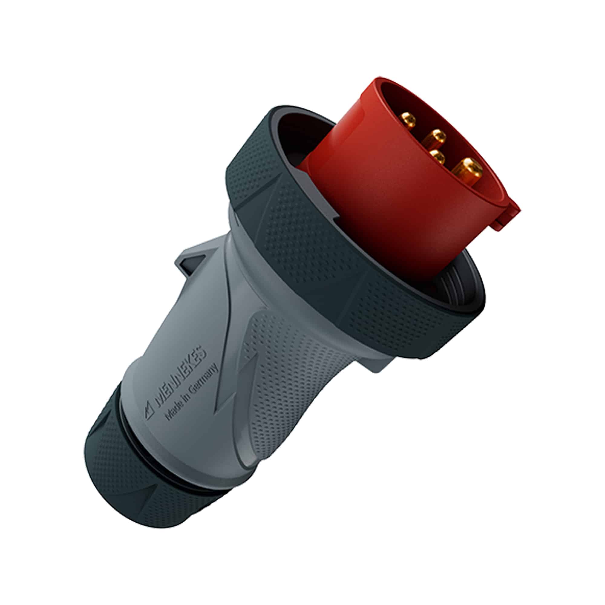 ENCHUFE 16AMP 3P+T 415V ROJO 6H IP67 MENNEKES1