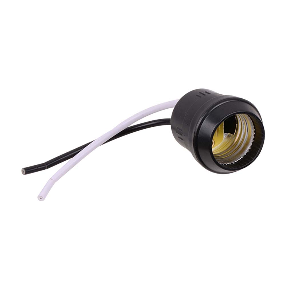 SOCKET CON CORDONES FLEXIBLES E27 NEGRO WERKEN