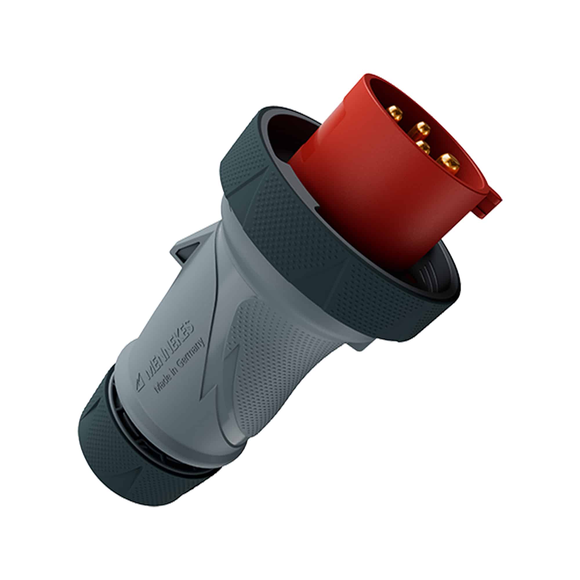 ENCHUFE 32AMP 3P+T 415V ROJO 6H IP67/69 POWERTOP XTRA MENNEKES