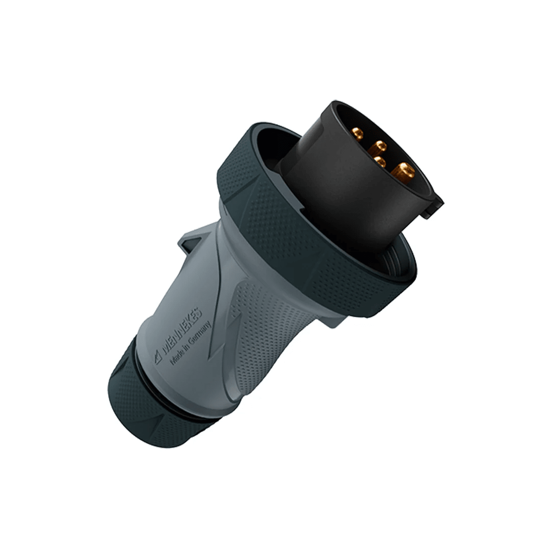 ENCHUFE 32AMP 3P+T 500V NEGRO 7H IP67 POWERTOP XTRA MENNEKES1