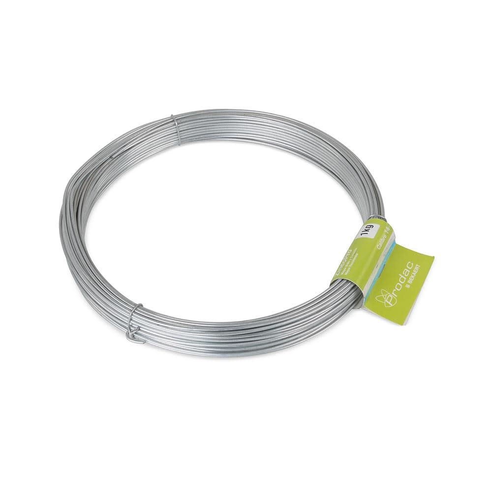 ALAMBRE GALVANIZADO #14 1 KG PLATA RESISTENTE A LA CORROSION PRODAC